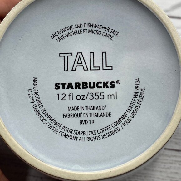 Starbucks "Tall" Gray Coffee Cup 12oz - Picture 7 of 7